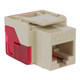 CAT6 RJ45 Keystone Jack for EZ® Style - Ivory, Single IC1078L6IV CAT6 RJ45 Keystone Jack for EZ® Style - Ivory, Single IC1078L6IV